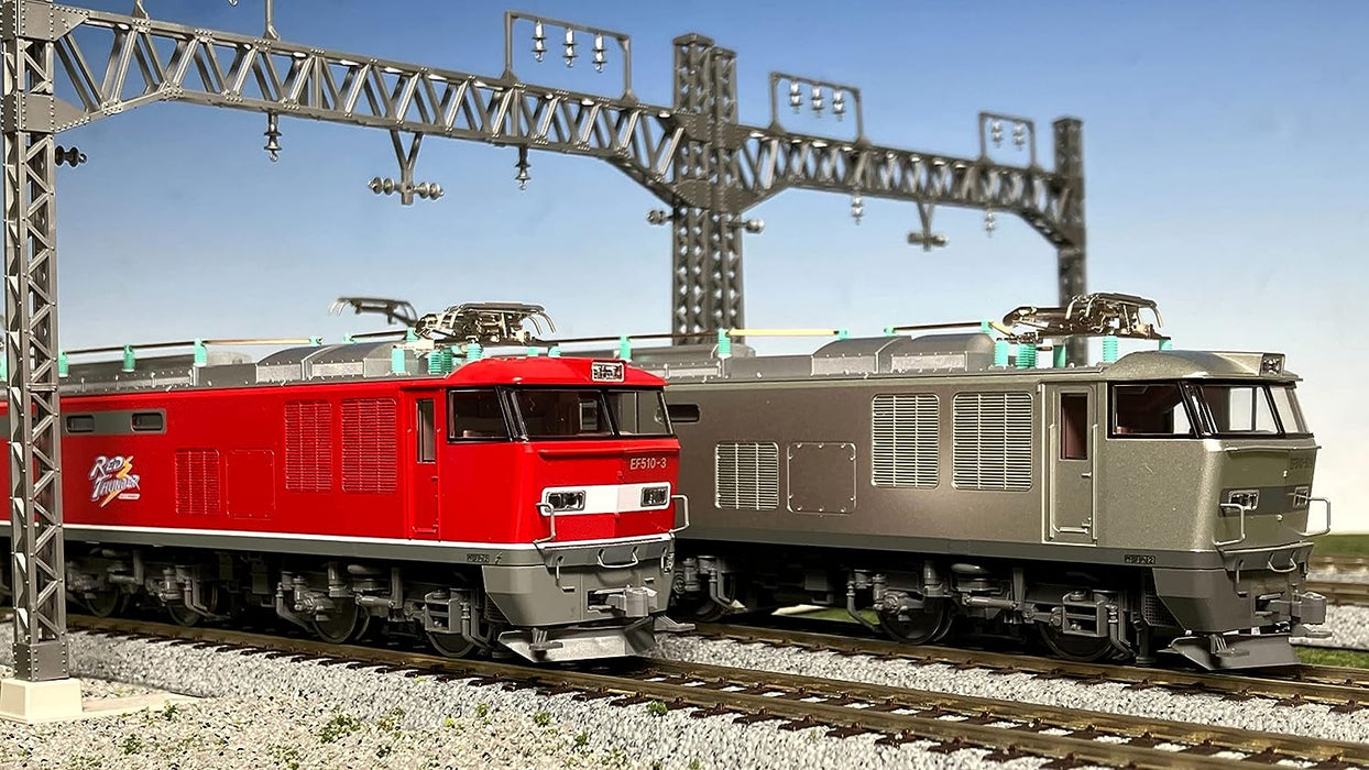 KATO 1-318 Electric Locomotive Ef510-500 Jr Freight Color Silver Ho Scale- Japan Figure Store - #1 Bring To You The Best Japanese Goods