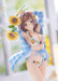 Plum Sunflower Girl Illustration by En Morikura - Vibrant Wall Art Print- Japan Figure Store - #1 Bring To You The Best Japanese Goods