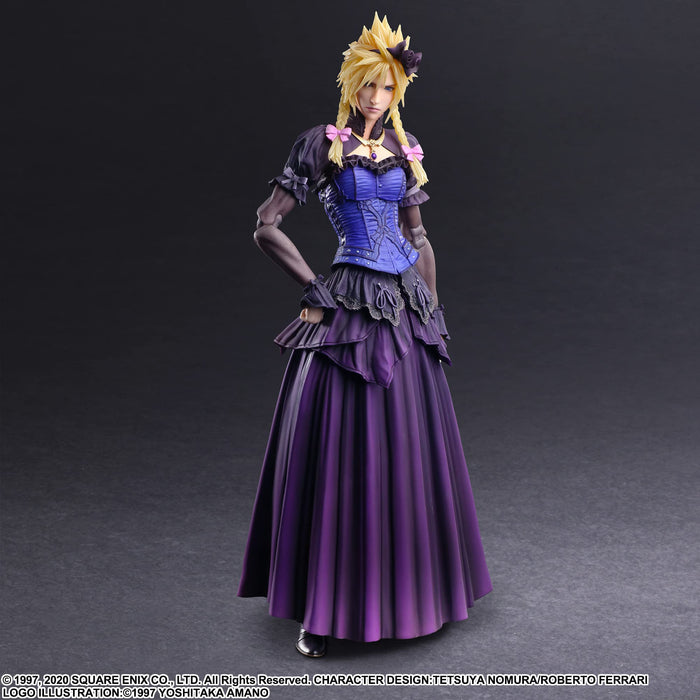 Square Enix Final Fantasy VII Remake Play Arts Kai Cloud Strife Dress Ver - Painted Action Figure- Japan Figure Store - #1 Bring To You The Best Japanese Goods