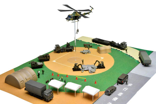 Gj! One Hundred Views Of Working Vehicles 003 Self-Defense Forces Disaster Prevention Training Site 8 Pieces Box Diorama Supplies- Japan Figure Store - #1 Bring To You The Best Japanese Goods