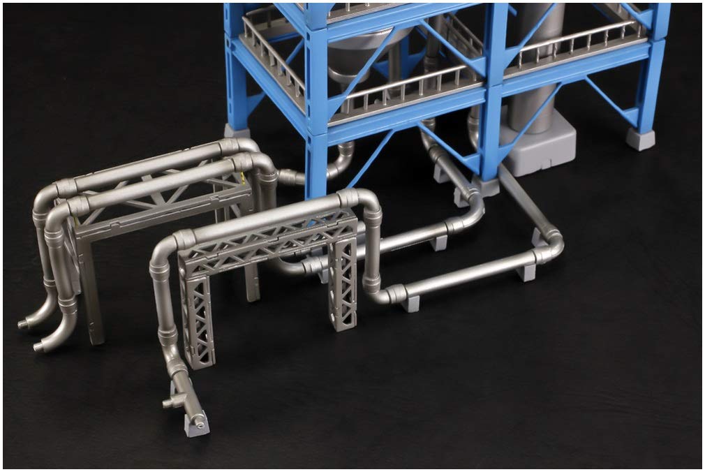 PLUM Plastic Kit Pp082 Industrial Area D Refining Furnace Non-Scale- Japan Figure Store - #1 Bring To You The Best Japanese Goods