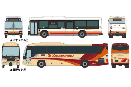 The Bus Collection Bus Collection Meihan Kintetsu Bus 2 Set Diorama Supplies 321651- Japan Figure Store - #1 Bring To You The Best Japanese Goods